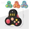 Cool Adults Fidget Pad Toy, Fidget Clicker Controller Desk Cube,Relief Stress ADHD,Sensory Gifts for Kids Teens Boys,Christmas 2