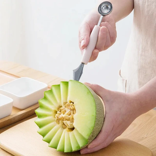Double Ended Fruit Shaver Stainless Steel Fruit And Vegetable Ice