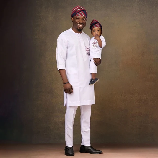 Deji Short Sleeve Dashiki Outfit - Image 2