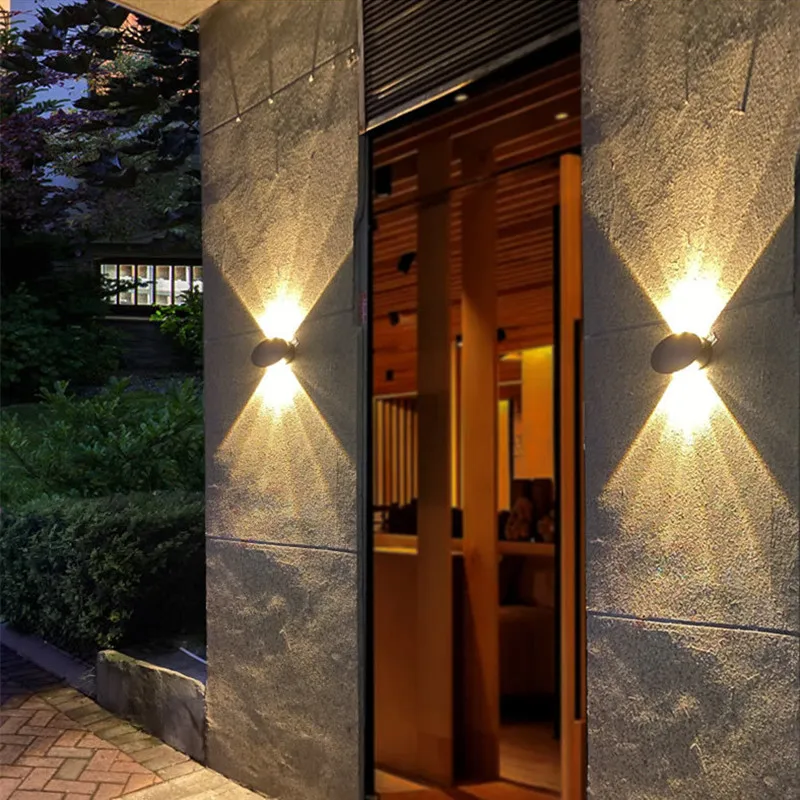 

LED Outdoor Waterproof Super Bright Solar Wall Lamp Villa Garden Balcony Decorative Lighting Solar Light Sunlight Powered Lights