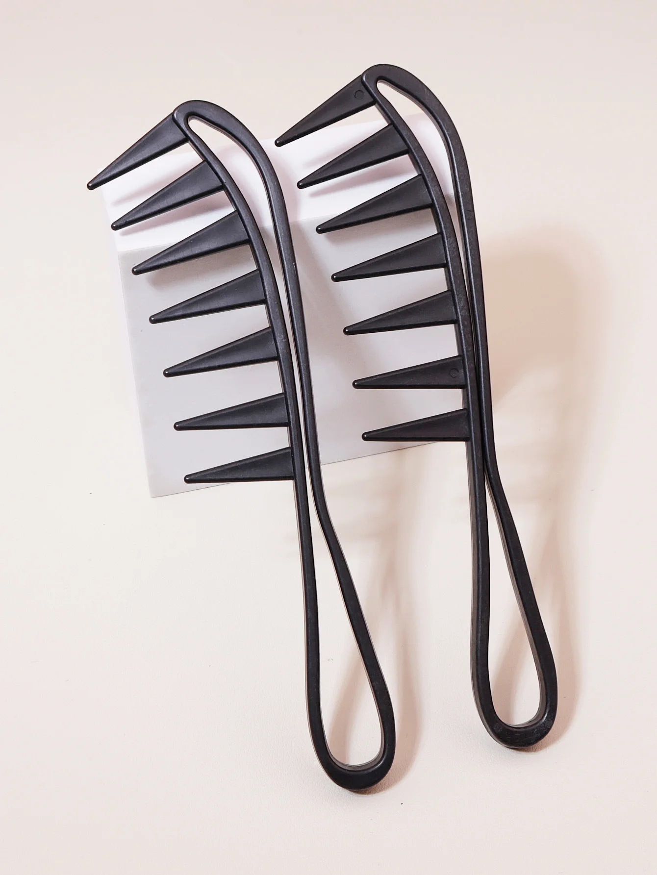 Large hair comb with wide teeth, Shun hair hair hair removal comb, suitable for dry and wet hair, suitable for men and women 2