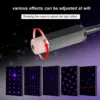 Mini LED Car Roof Star Night Light Projector Atmosphere Galaxy Lamp USB Decorative Adjustable for Auto Roof Room Ceiling Decor 3