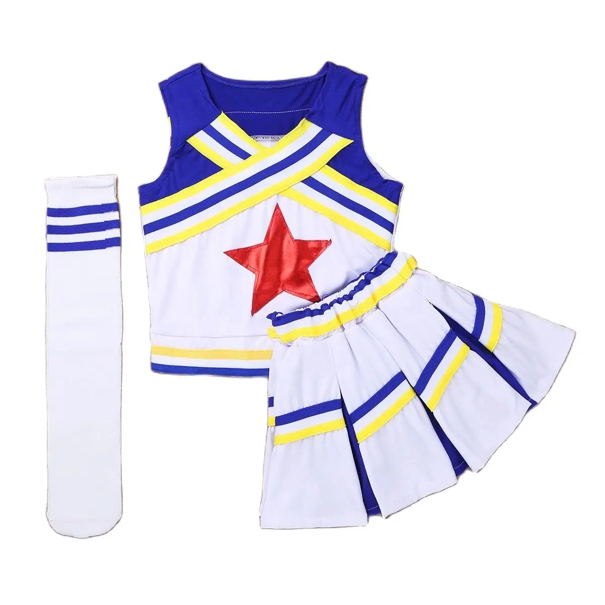 Cheerleading Costume Kids Girls Children Competition Cheerleaders School Team Uniform Class Suit For Child Dancing Costumes