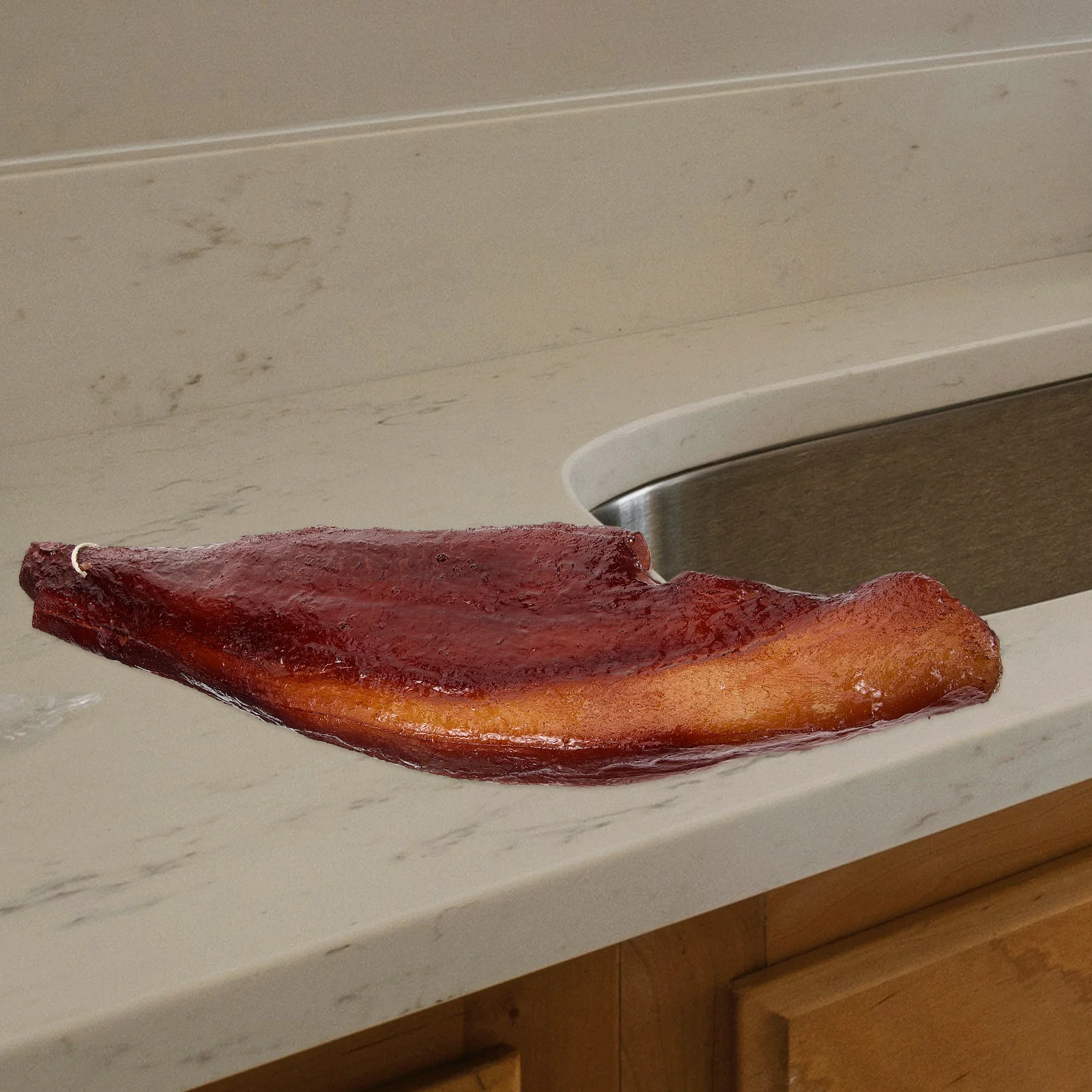 

Imitation Bacon Steak Kitchen Decor Lifelike Food Model Props Fake Toy Artificial Cured Meat Party Pu Decoration Decorative