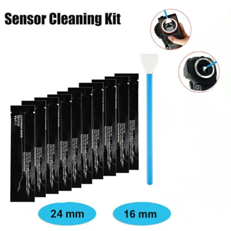 2 PCS Lens Cleaning Brush Tool Sensor Cleaning Swabs Kit for Camera Full-Frame APS-C