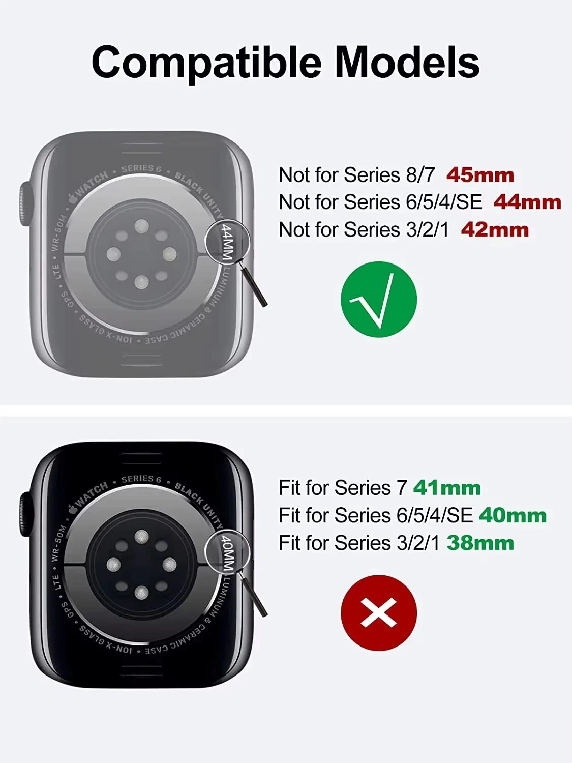 Durable TPU Sport Band for Apple Watch Series 10