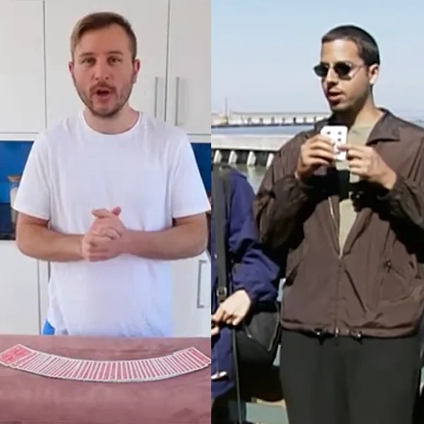 Ollie mealing의 화산 제어, Benjamn Magic tricks의 David Blaine Street magic