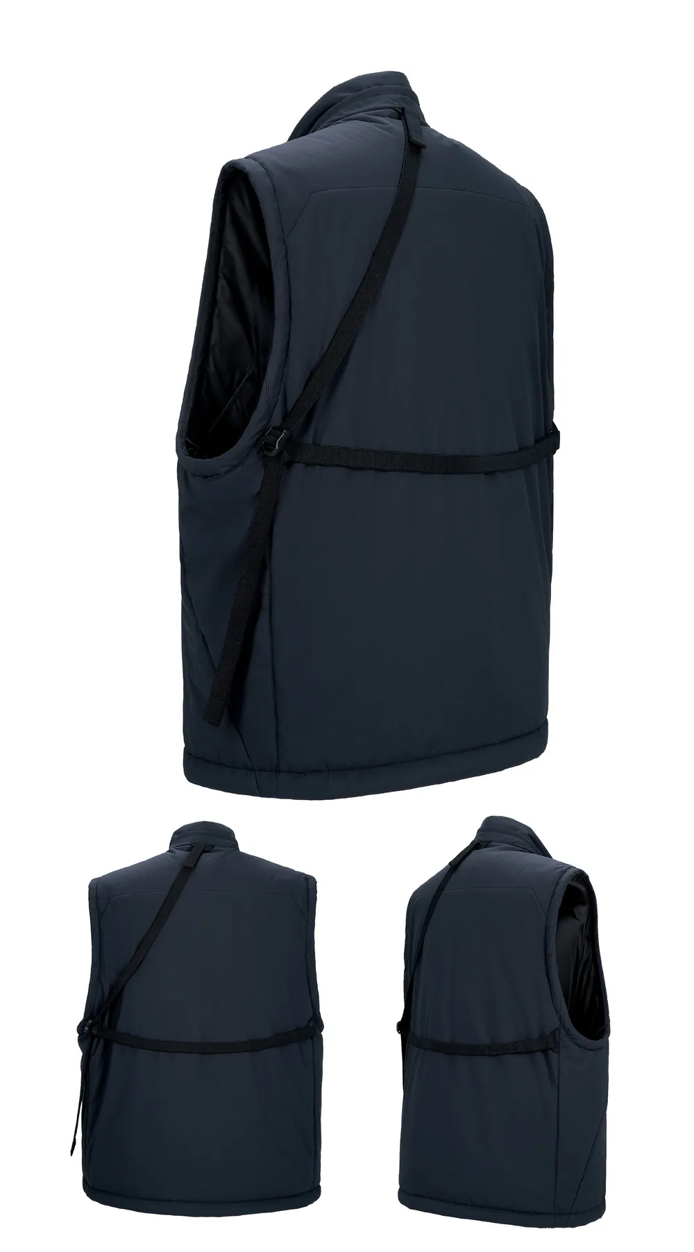 Reindee lusion 23aw standing collar outdoor thinsulate vest padded multiple pockets carrying strap techwear gorpcore