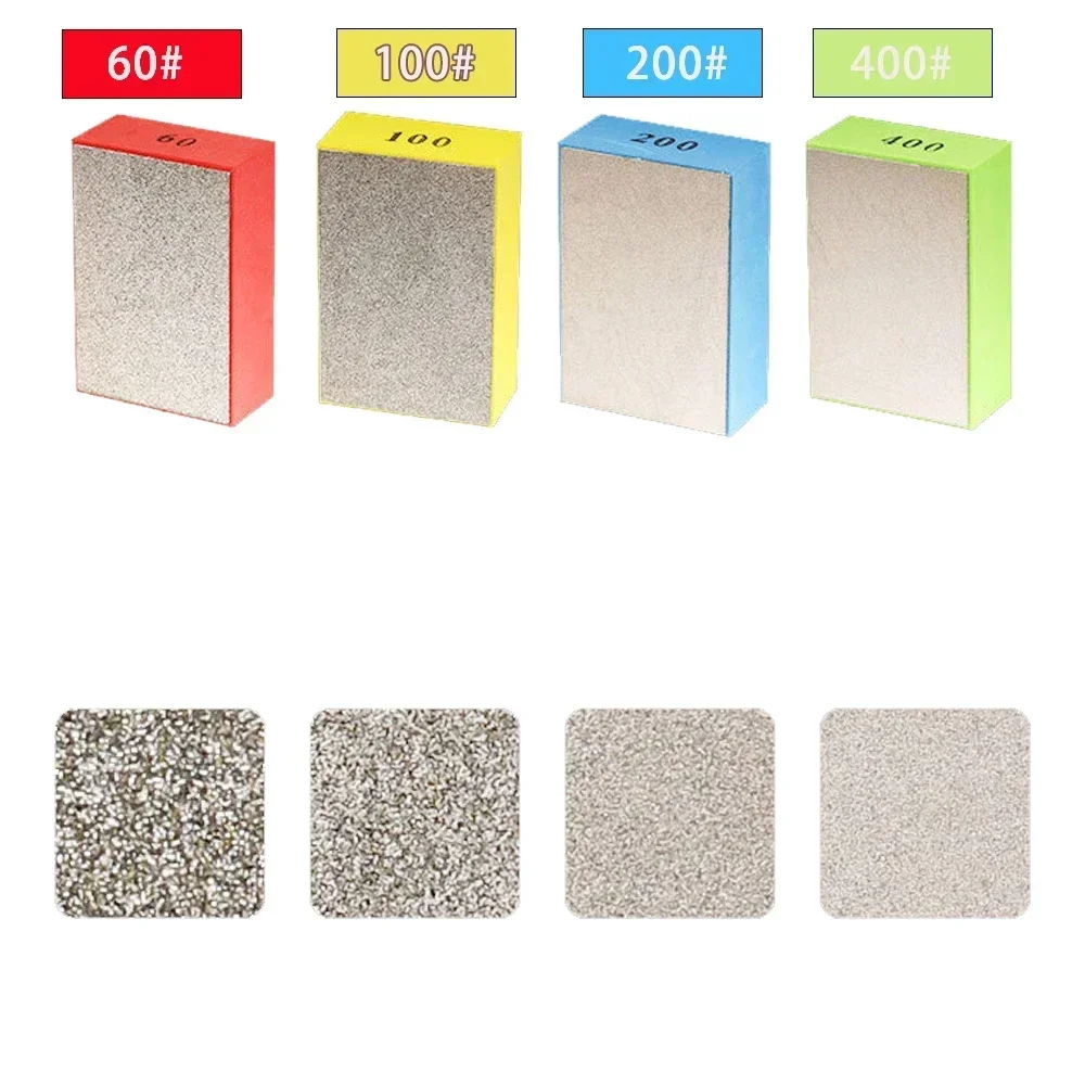 ZOMASOU Diamond Hand Polishing Pad Tile Glass Abrasive Grinding Block Pad Stone Marble Ceramic Abrasive Sanding Disc Polish Tool sanding discs sanding pads
