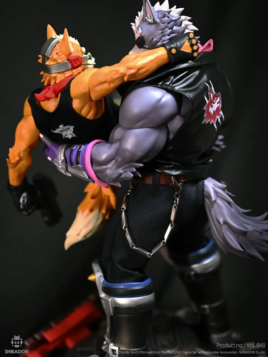 Pre Sale 32.5Cm Shibadon Studio Furry Star Fox Lylat Wars Action