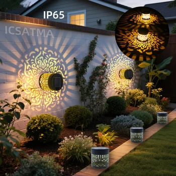 Solar Waterproof LED Outdoor Wall Light 2