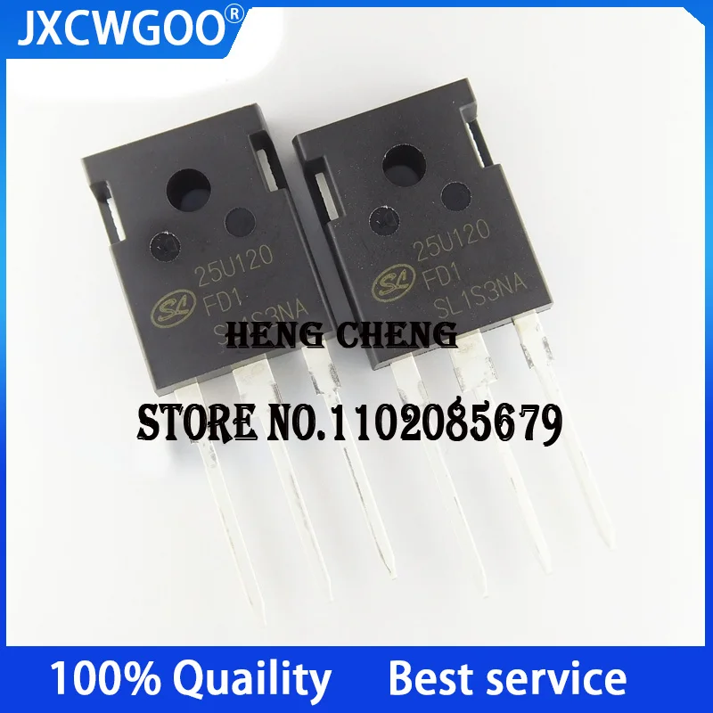 

10 шт. 100% Новый оригинальный SGT25U120FD1P7 25U120FD1 TO-247 бтиз трубка/модуль