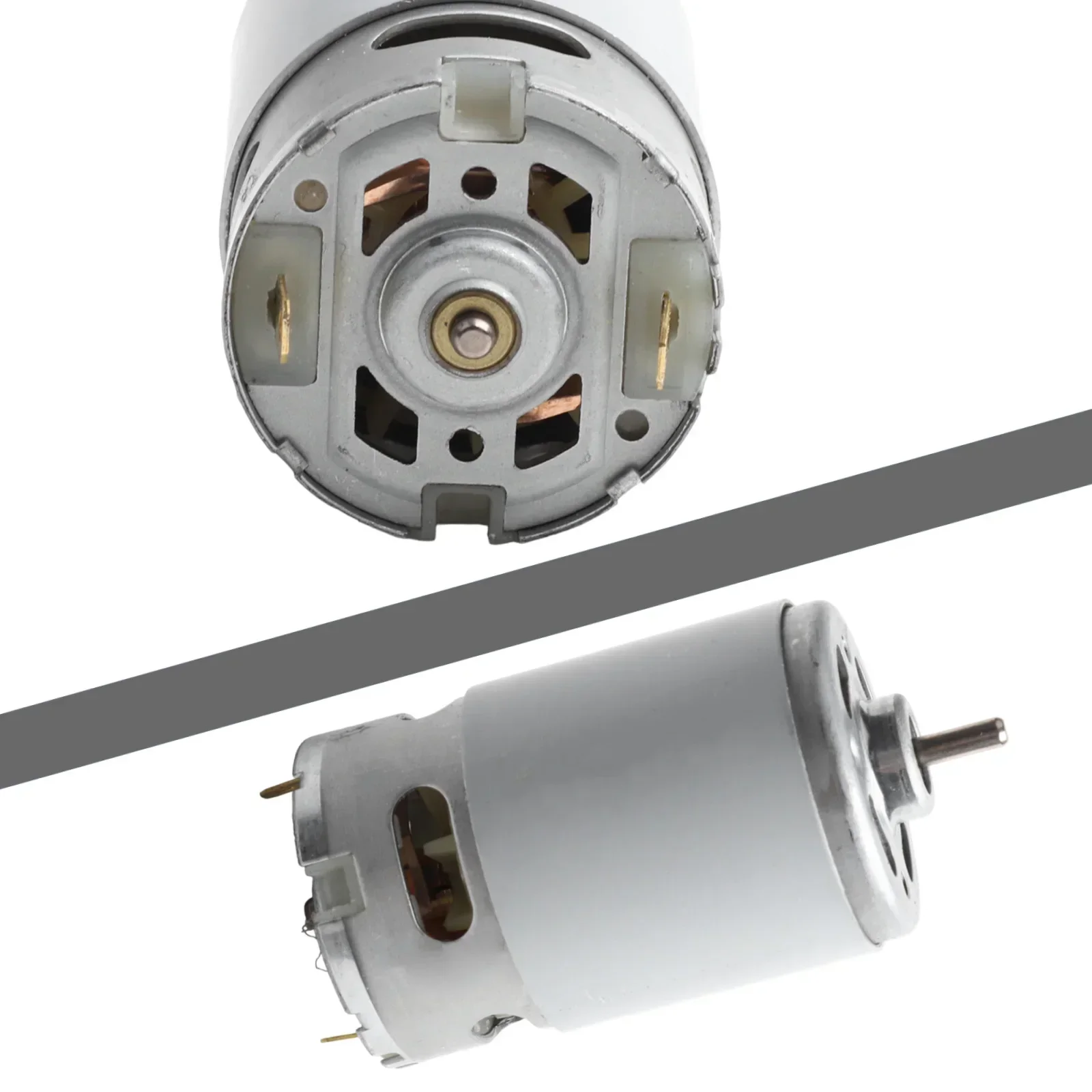 1pc RS550 Motor 20V Electric D-Shaped Shaft Engine Electric Motor For Car Washing Machine Power Tool Accessories