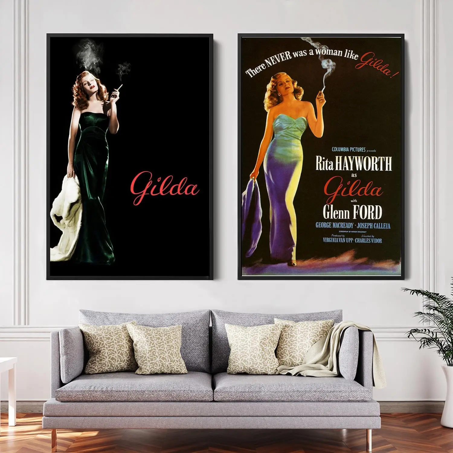 

rita hayworth Actor Decorative Canvas Posters Room Bar Cafe Decor Gift Print Art Wall Paintings