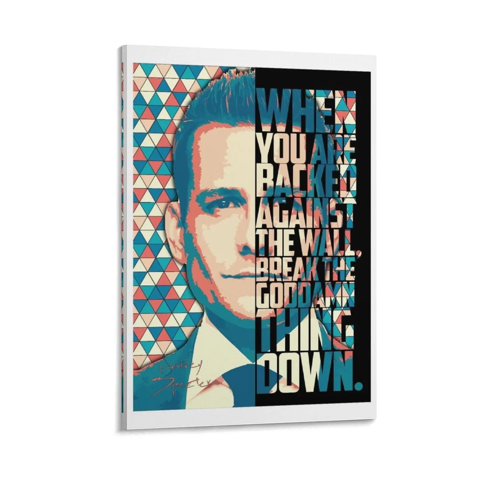 

Copy of Harvey Specter Suits Tv show quote. Canvas Painting posters stickers & posters aesthetic room decoration anime posters