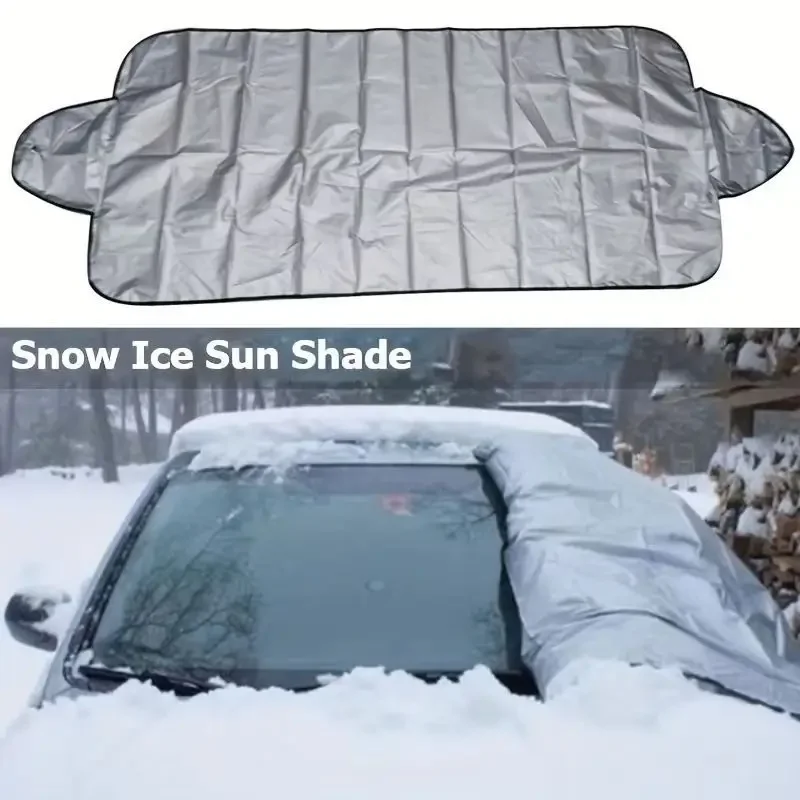 Car Exterior Protection Snow Blocked Car Covers Snow Ice Protector Visor Sun Shade Front Rear Windshield Cover Block Shields