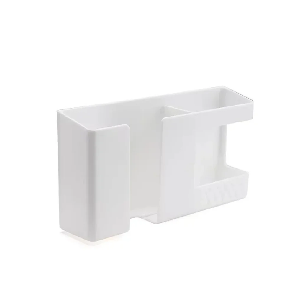 Universal Mobile Phone Charging Holder Wall Mounted Non-Punching Box Rack TV Air Conditioning Remote Controller Storage_voghion.com