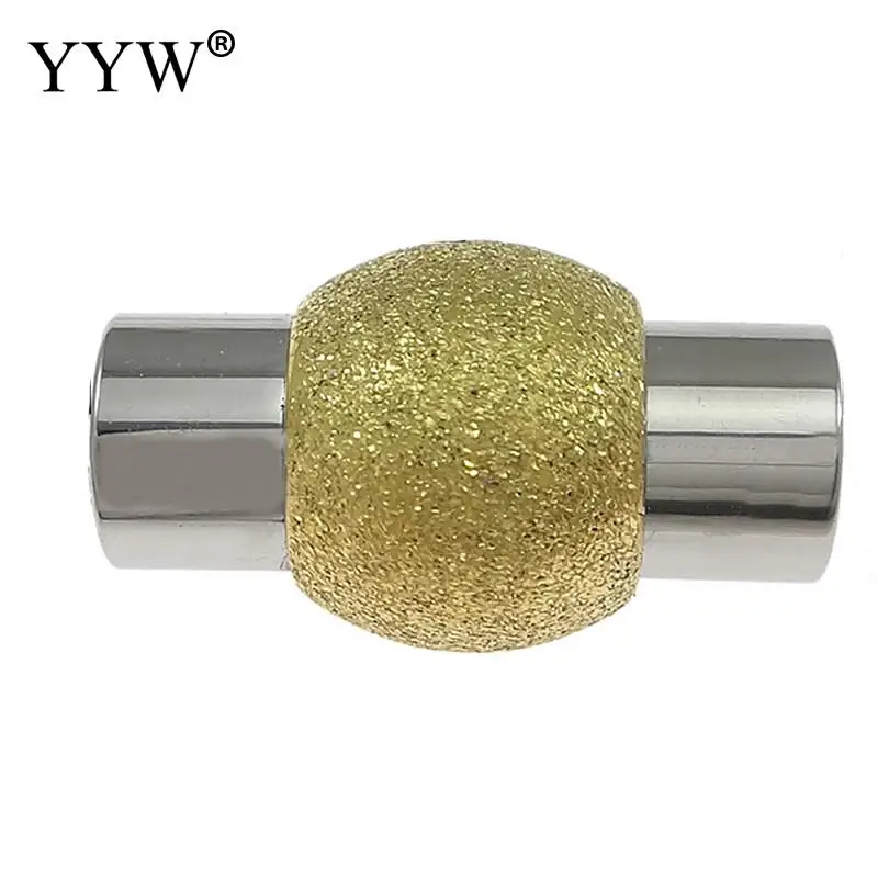 30PCs Stainless Steel Magnetic Clasp  Leather Cord Clasps Pushlock Snap Buckle Bracelet For Jewelry Making Diy Supplies