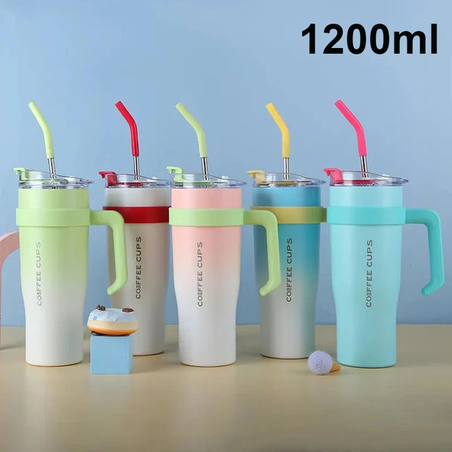  1200ml Tumbler with Handle Stainless Steel Water