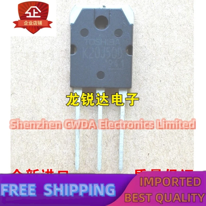 

10 шт.-20 шт., K20J50D TK20J50D TO-3P MOS 20A/500V, новинка, лучшее качество, импортный оригинал
