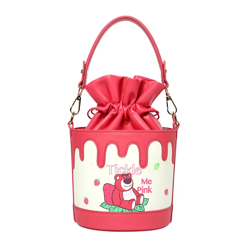 Disney Purses and Handbags Lotso Fashionable Bags for Women Large Capacity Kawaii Crossbody Shoulder Bag Anime Case Cute Wallet