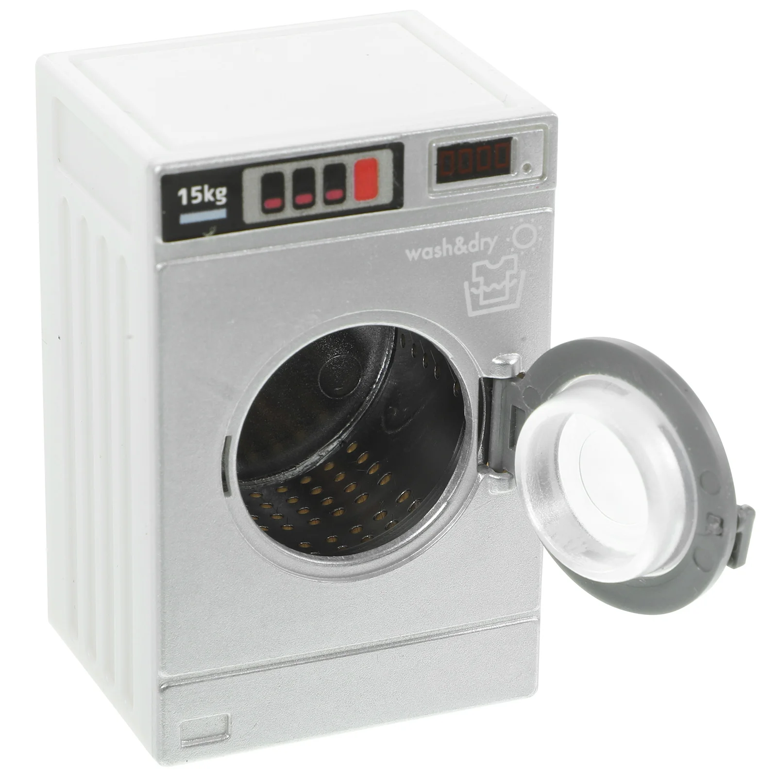 

House Mini Washing Machine Model Decor Rollers Decoration Miniature Furniture Accessories Household Desk