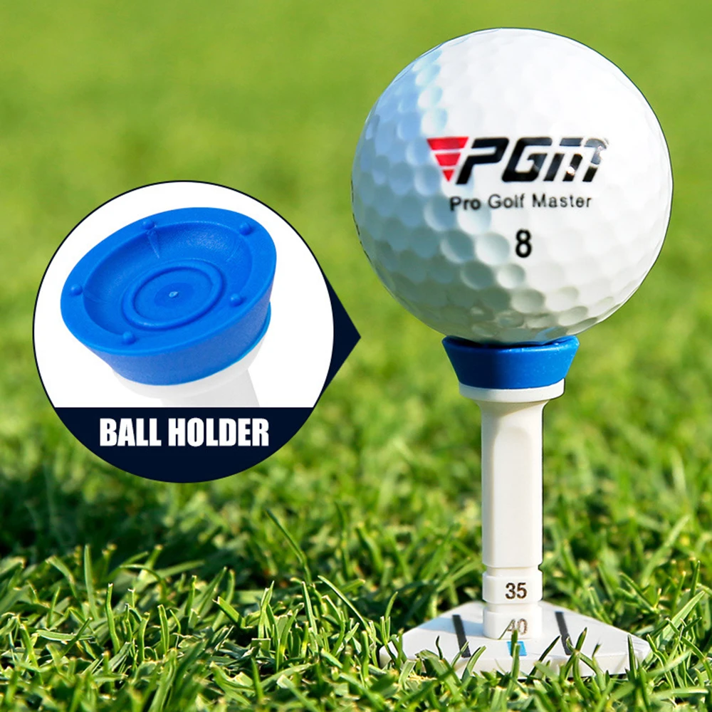 PGM 4 Teile/paket Golfplätze Kunststoff Tees Golf Basis Unterstützung Tees Fahrer Training Zubehör Golfplätze Halter Einstellbare Höhe in 33-55mm – Detail 10