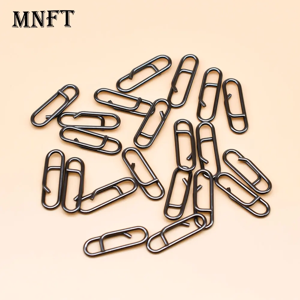 MNFT 45Pcs Angeln Interlock Snap Fast Clips Edelstahl Angeln Locken Snap Glatte Stecker Angeln Zubehör