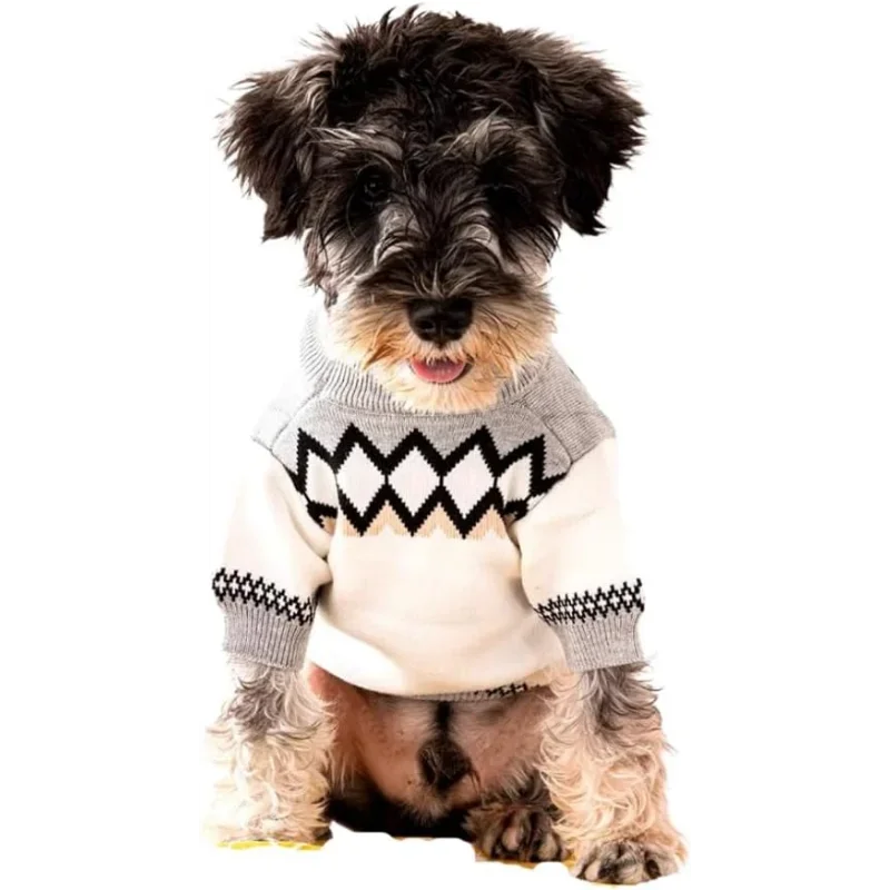 Designer Dog Sweater Shirt Outfit for Small Dogs