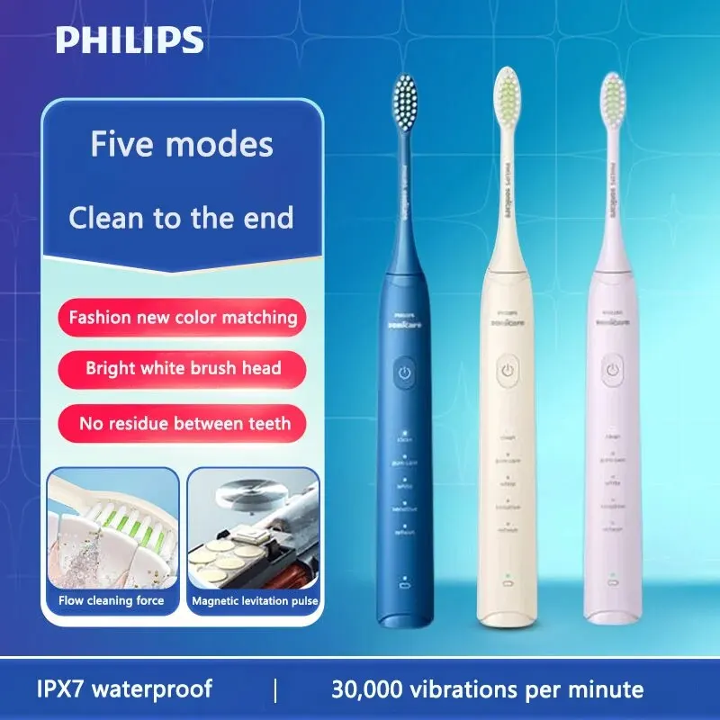 PHILIPS HX2471 Electric Toothbrush HX2033/02 USB Interface Adapted Brush Head Recommended Lovers Adult Sonic Toothbrush Machine - Image 2