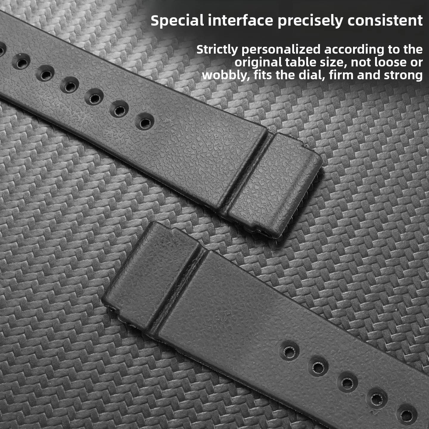 Men's Waterproof Silicone Sport Watch Strap - 22mm Replacement Rubber Band