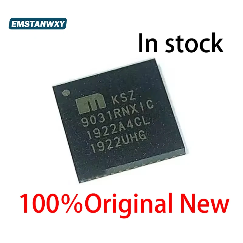 

New Original KSZ9031RNXIC QFN-48 Ethernet Transceiver Chip