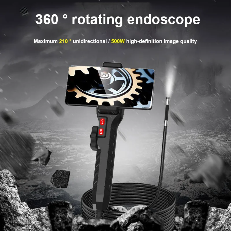 8.5/6.2/3.9mm single lens 1080P Endoscope 360° 2 ways Suitable for Automotive Diesel Engine Carbon Deposition Aviation Detection 4