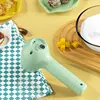 USB Electric Milk Frother Garlic Chopper Masher Whisk Egg Beater Kitchen Handheld Automatic Frother Foamer Portable Mixer 2