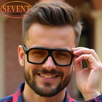 Lunettes de soleil carrées surdimensionnées classiques pour hommes 2026 – Monture métallique tendance de luxe, grandes lunettes de protection élégantes pour femmes 3