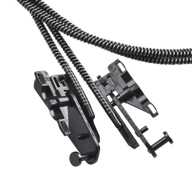 4 قطعة AP 363380   معدن متين لسيارة فورد F-150 2015-2020 كابلات زجاجية فتحة سقف + مجموعة مسار لـ F-250 F-350 F-450 2017-2019