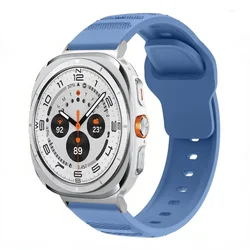 Breathable Sports Silicone Watch Strap Replacement Bracelet, 47mm for Galaxy Ultra 47mm (Ice Ocean Blue)