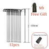 115g Carbon Fiber Trekking Pole 5-Section Trekking Pole Carbon Ultralight Portable Camping Trip Folding Trekking Pole 1