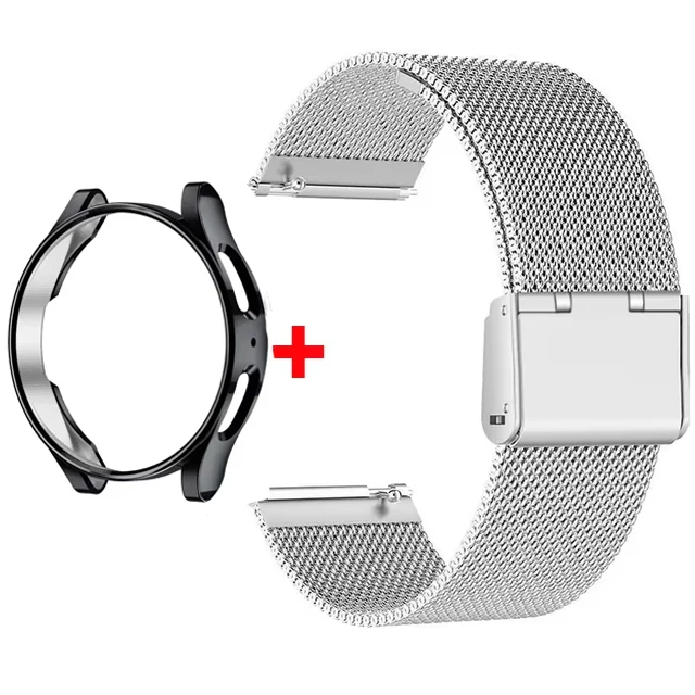 Premium Steel Mesh Milanese Loop Band with Protective Case
