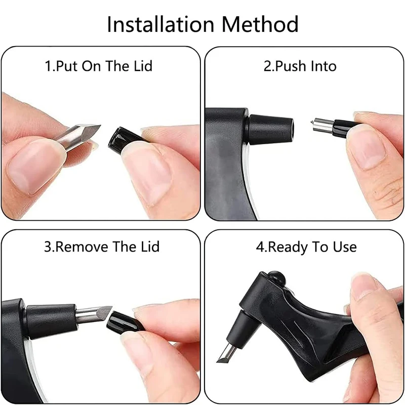 Craft cutting tools 1Pc Craft Cutting Tools Kit 360 Degree Rotating Blade DIY Art Cuttings Tools Cutting Pen 15/30/45 Degree Blades Mat