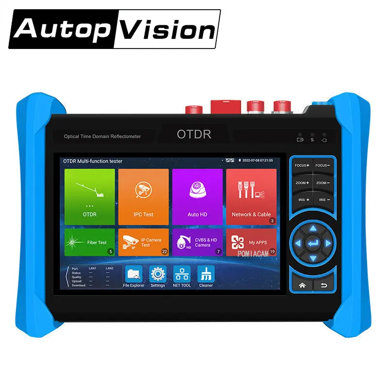 WANGLU ڵ OTDR, 8K H.265 CCTV ׽, IP OPM VFL  ̺ ׽ MT-6800 ,  5.4 ġ
