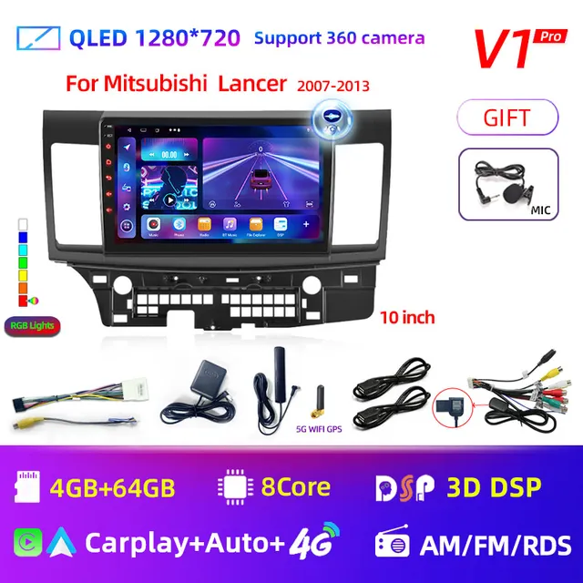 Autoradio Écran Tactile Pour Mitsubishi Outlander 3 GF0W GG0W 2012-2018 9-inch Radio De Voiture