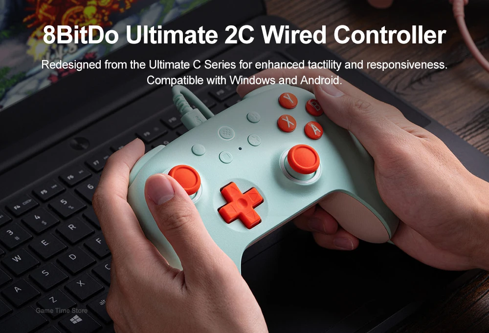 8BitDo Ultimate 2C Wired Controller for PC Android with Hall