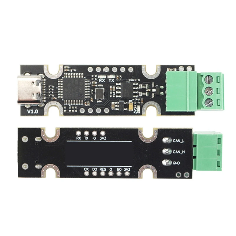 USB To CAN Adapter STM32F072 Chip Supports CAN2.0A & B for Canable / Candlelight / Klipper Firmware