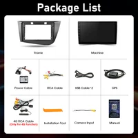 Autoradio Android Auto Navigation GPS Carplay pour Seat Leon 2 MK2 2005-2012 lecteur vidéo multimédia stéréo DSP WIFI unité principale 6