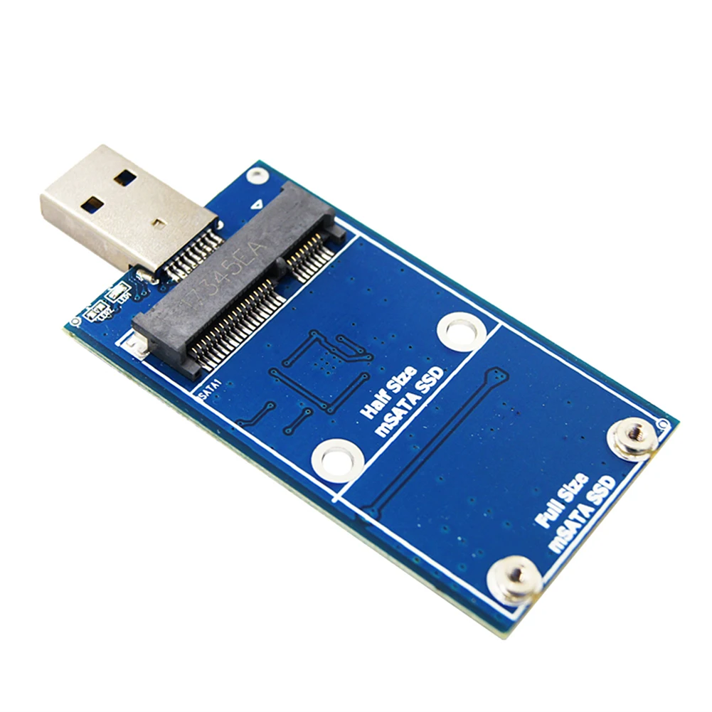 미니 SSD MSATA-USB 3.0 하드 드라이브 케이스 6Gbps SSD 변환기 어댑터 인클로저 무선 30*30/50 MSATA SSD용