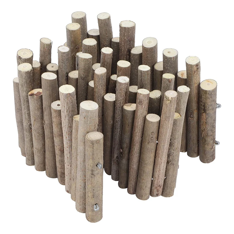 Hamster Wooden Fence Wood Ladder Bridge Toy Hideout Ladder Pet Tooth Cleaning Molar Toys Small Animals Pet Accessories small pet tunnel hamster cage tunnel hamster toy maze small pet molar sticks