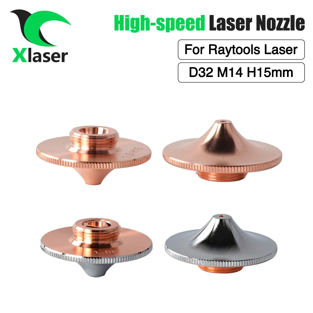 

XLaser Raytools High-speed Laser Nozzle Dia.32mm Caliber 1.0-4.0mm Single Double Layer For Raytools Fiber Laser Cutting Head