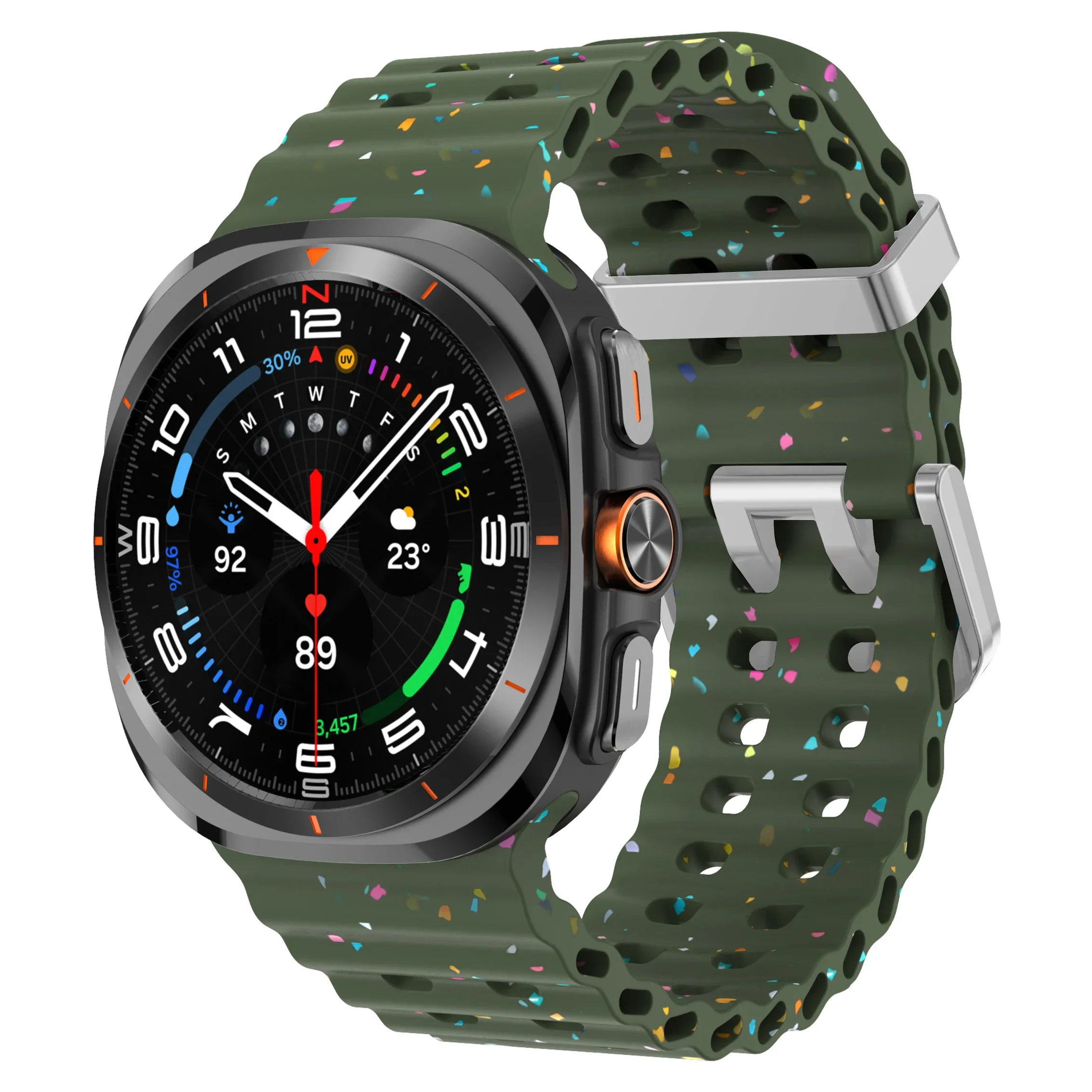 Luminous Silicone Smartwatch Strap - Universal Fit