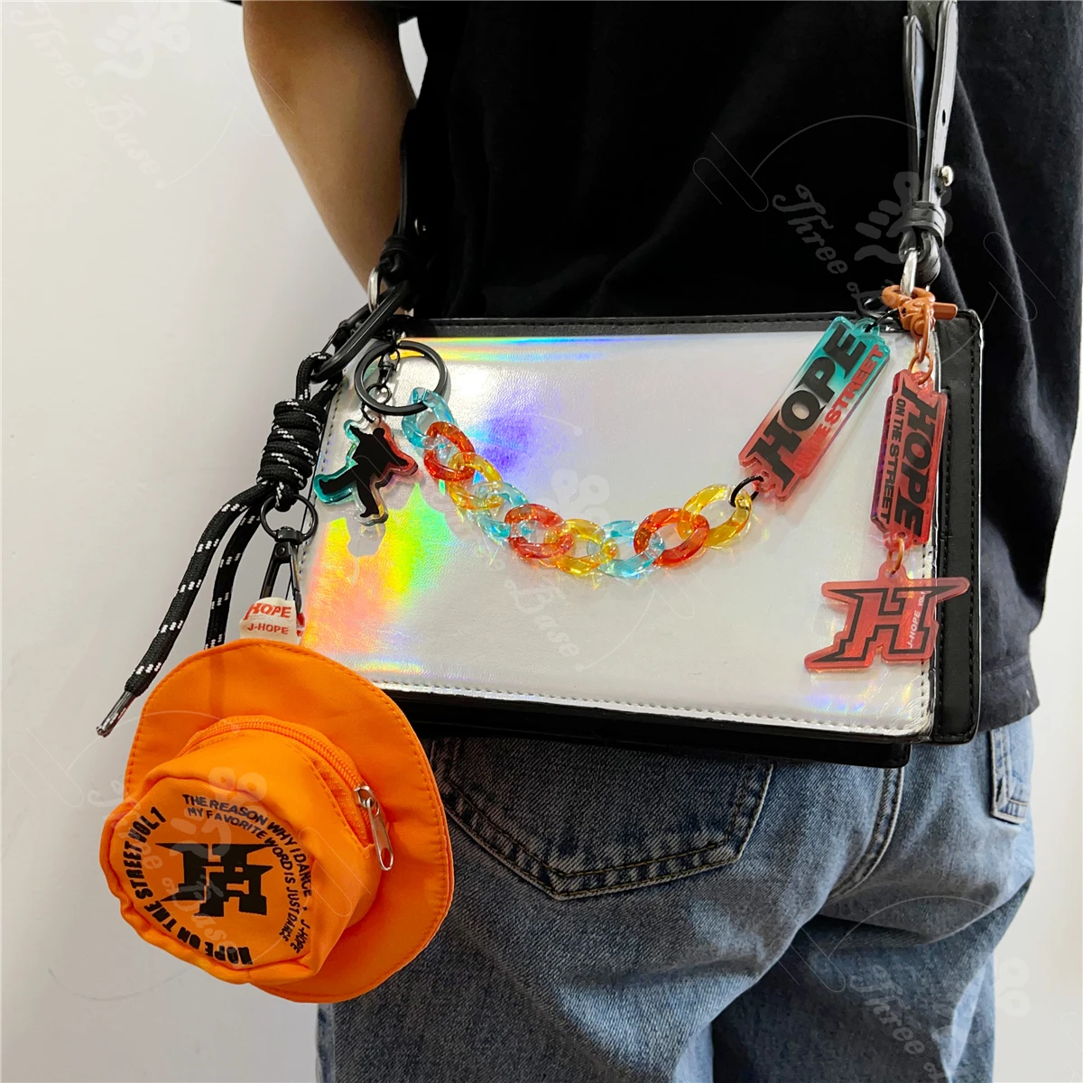 Keychain JIMIN MUSE JHOPE OnTheStreet JIN Happy RM RPWP INDIGO